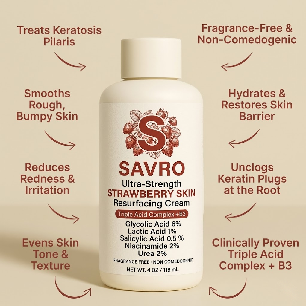 Savro Advanced Triple-Acid Complex for Keratosis Pilaris